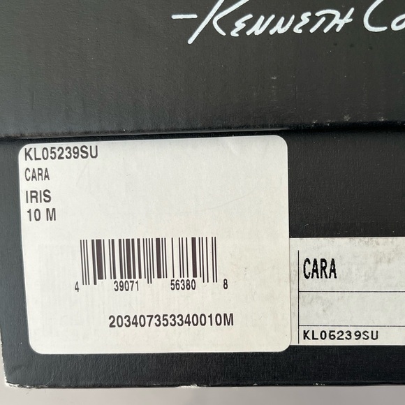 NWT Kenneth Cole CARA Suede Espadrille sneaker Shoes Size 10 Iris Slip On Casual - Picture 10 of 10